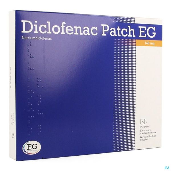 Diclofenac patch eg 140mg emplatre 5