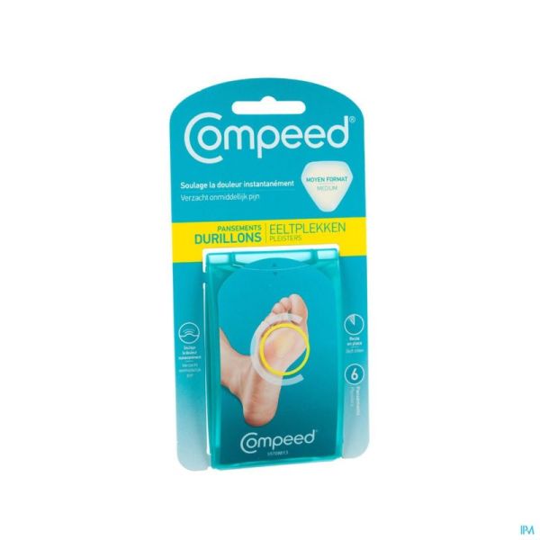 Compeed pansement durillons pieds medium 6