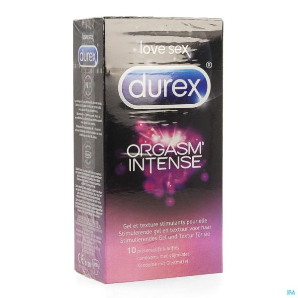 Durex orgasm intens condoms 10