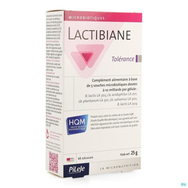 Lactibiane tolerance caps 45