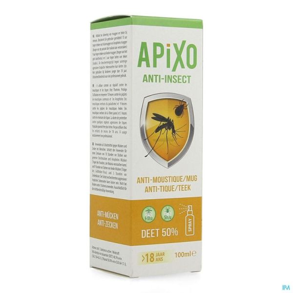 Apixo a/insect deet 50% spray 100ml