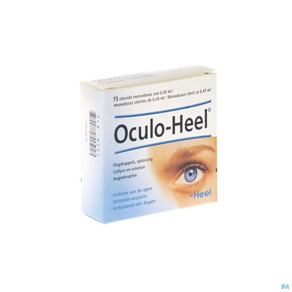 Oculo-heel collyre fiol 15 x 0,45ml heel