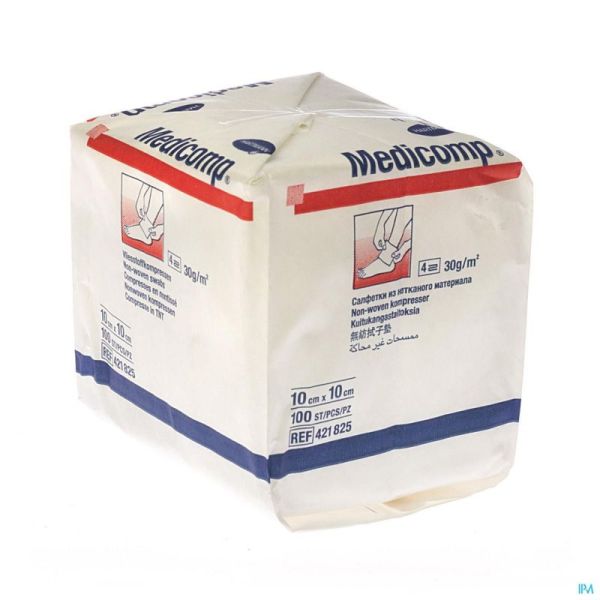 Medicomp cp n/st 4pl 10x 10cm 100 4218252