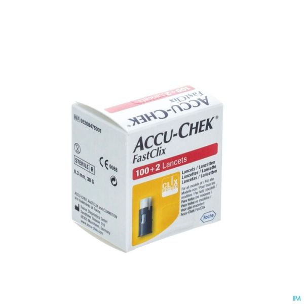 Accu chek mobile fastclix lancets 17x6 5208475001