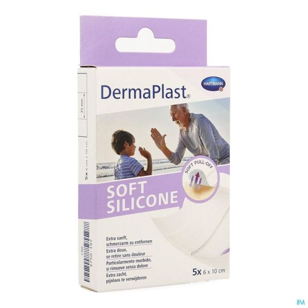 Dermaplast soft silicone 6x10cm 5