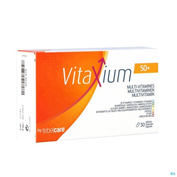 Vitaxium 50+ multi vitamines caps 30