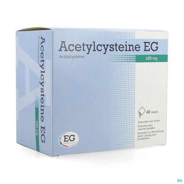 Acetylcysteine eg 600mg gran. sol buv. sach 60