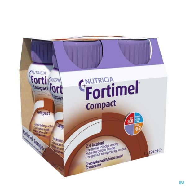 Fortimel compact chocolat 4x125ml