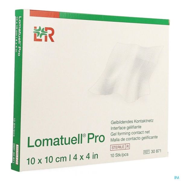 Lomatuell pro compresse ster 10x10cm 10 30871