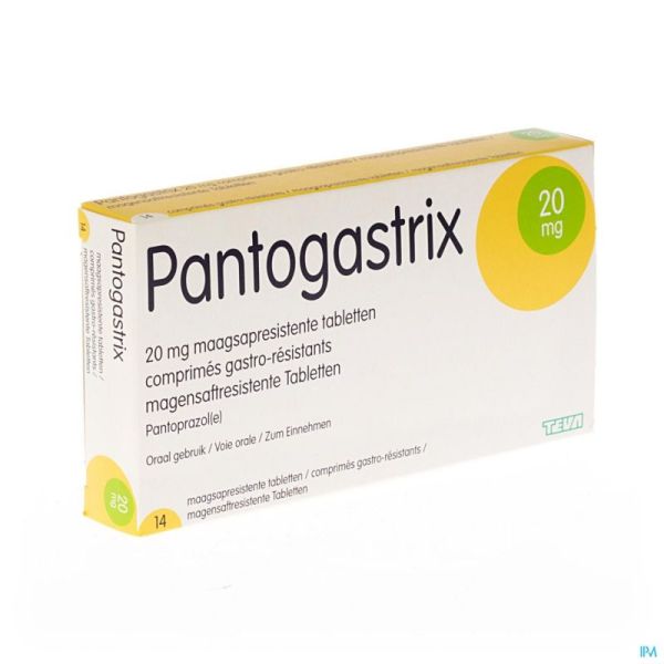 Pantogastrix teva 20mg comp gastro resist 14x20mg