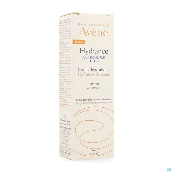 Avene hydrance uv riche creme hydratante 40ml