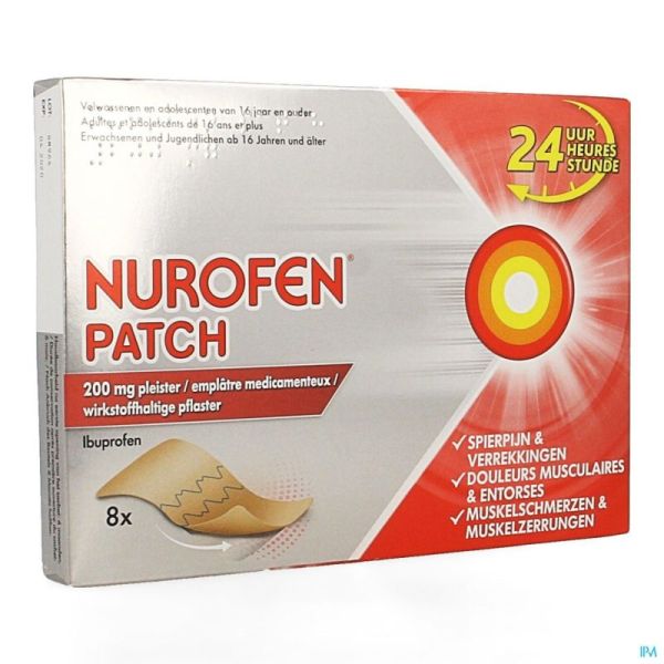 Nurofen patch 200mg emplatre 8