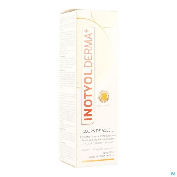 Inotyol derma+ coups soleil spray 75ml