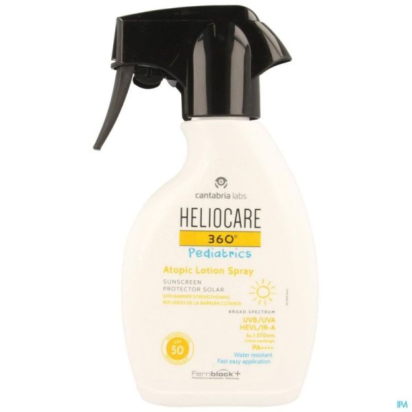 Heliocare 360 pediat.atopic lotion ip50 spray250ml