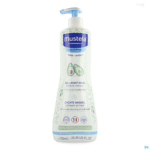 Mustela pn gel lavant doux 750ml