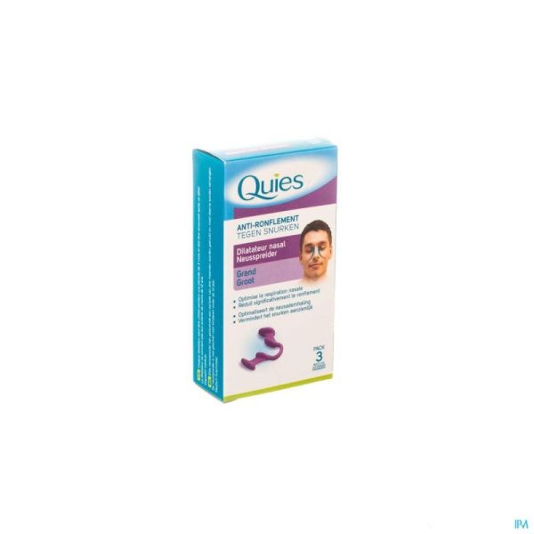 Quies a/ronflement dilateur nasal grande 1