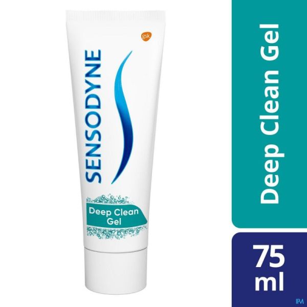 Sensodyne deep clean gel dentifrice 75ml