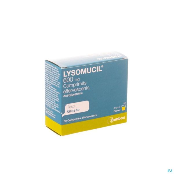Lysomucil 600 comp eff 30 x 600 mg