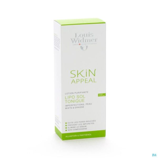 Widmer skin appeal lipo sol lotion n/parf fl 150ml