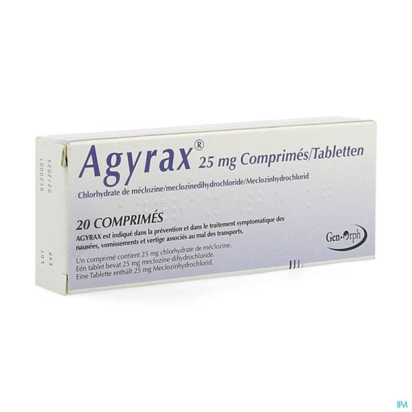 Agyrax 25mg comp 20