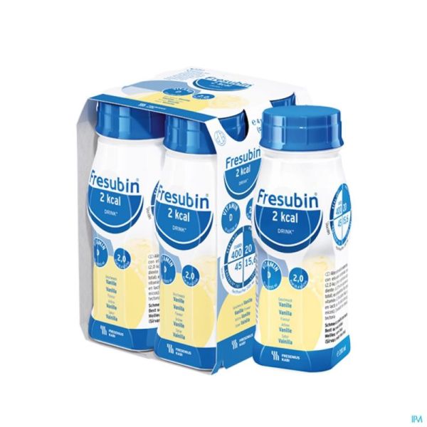 Fresubin 2kcal drink vanille fl 4x200ml