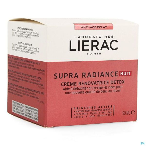 Lierac supra radiance creme nuit pot 50ml