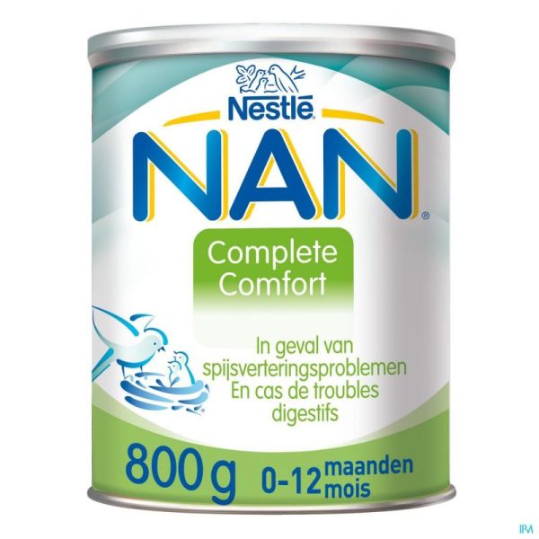 Nan complete comfort lait nourrisson pdr 800g