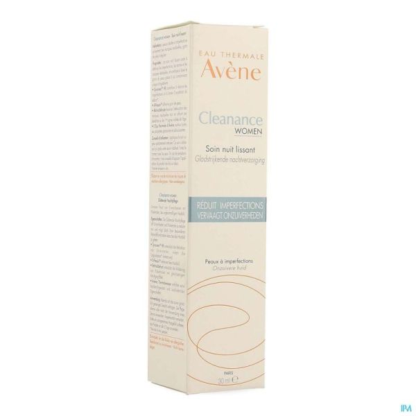 Avene cleanance women soin nuit creme 30ml