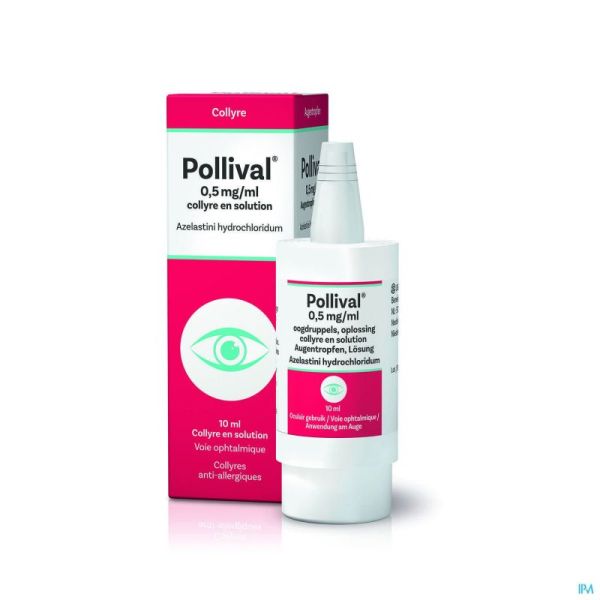 Pollival 0,5mg/ml collyre multidos. fl pompe 10ml