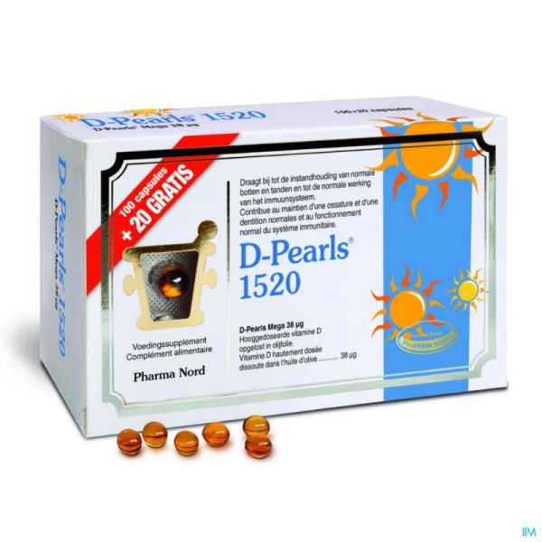 D-pearls 1520 caps 100+20 promo