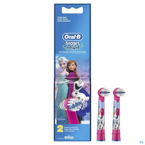 Oral b brosse dents stages frozen power refill