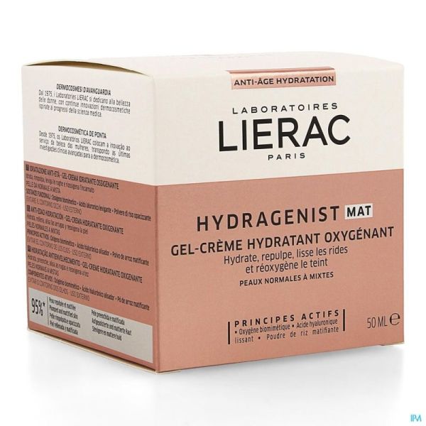 Lierac hydragenist gel-creme pn-m pot 50ml