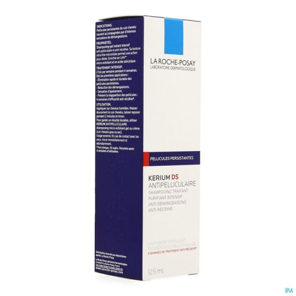 Lrp kerium ds shampoo antipell intensif 125ml
