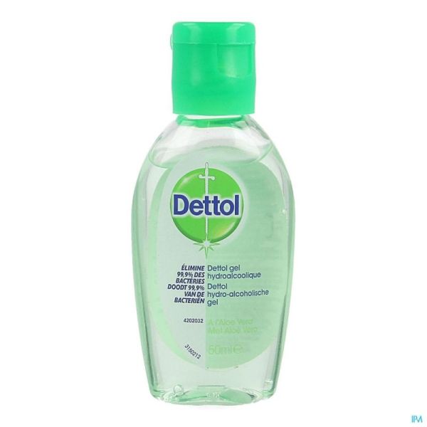 Dettol gel hydroalcoolique aloe vera 50ml