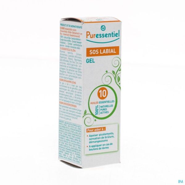 Puressentiel sos labial gel 10 hle ess. 5ml