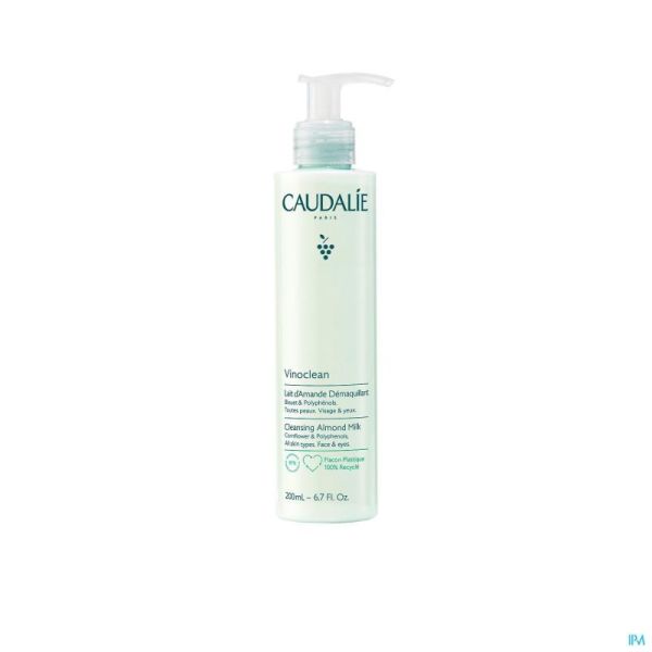 Caudalie vinoclean lait amande demaquillant 200ml