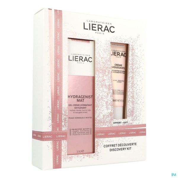 Lierac coffret noel hydrag.gel cr30ml+cr mouss30ml