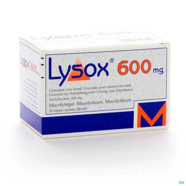 Lysox gran sach 30x600mg