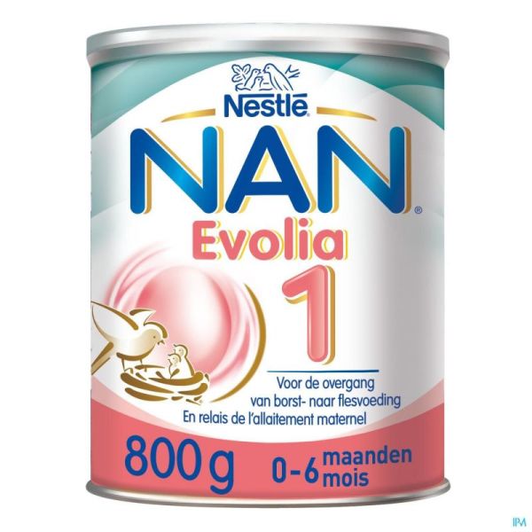 Nan optipro evolia 1 lait pdr 800g