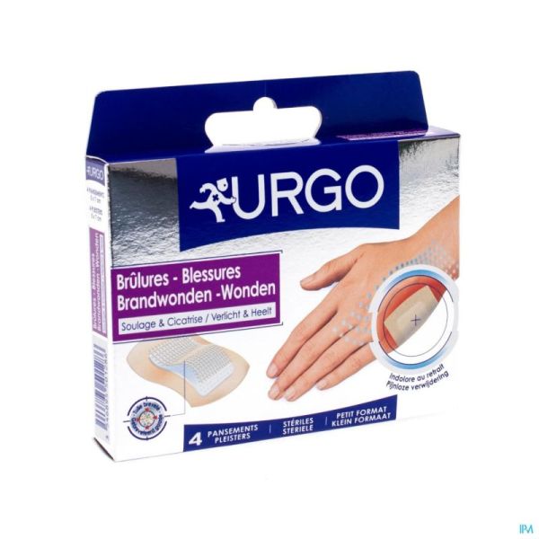 Urgo hi tech pansement brulures 120x18x90mm ster 4