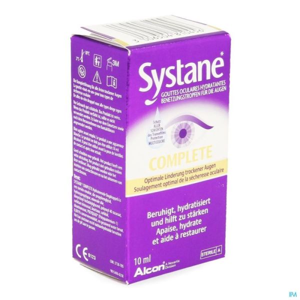 Systane complete gutt oculaires hydra fl 10ml