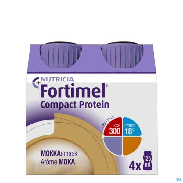 Fortimel compact protein moka 4x125ml