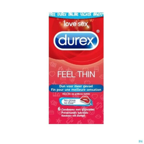 Durex thin feel preservatifs 12