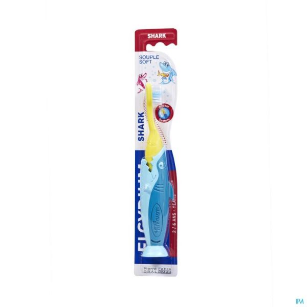 Elgydium brosse dents enfant 2-6a shark