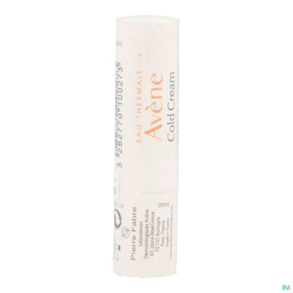 Avene cold cream stick levres nourissant 4g