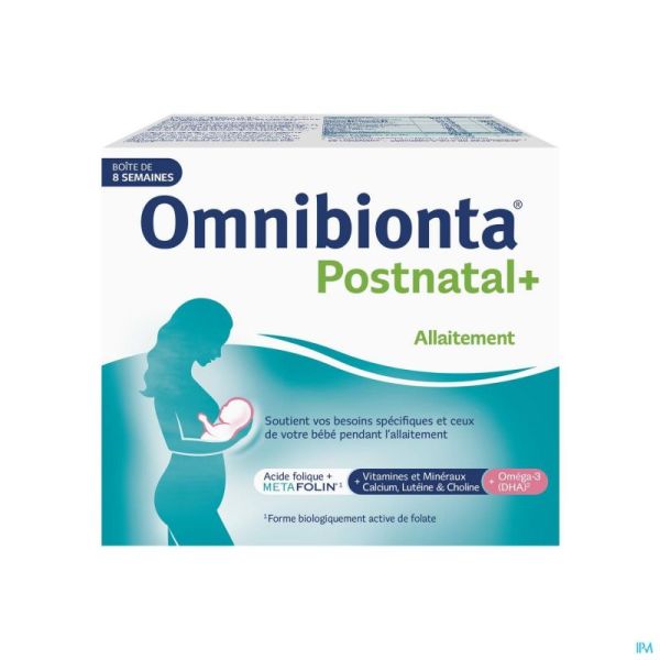 Omnibionta postnatal+ comp + caps 2x56