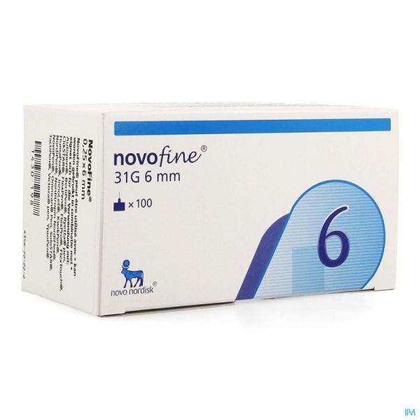 Novofine aig ster 6mm/31g 100 pc