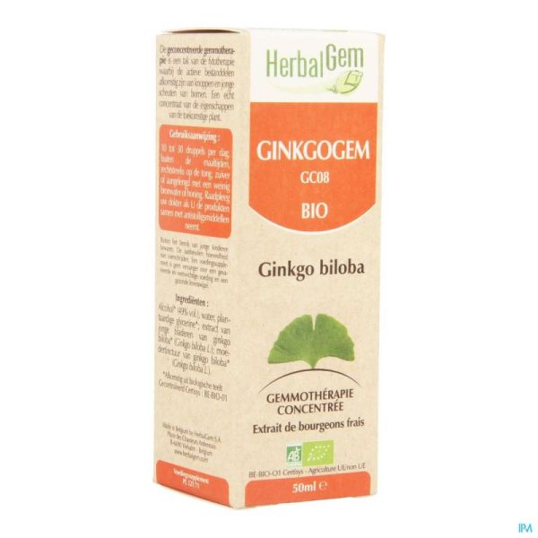 Herbalgem ginkgogem complexe gutt 50ml