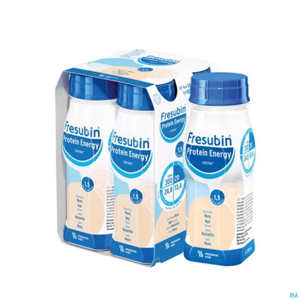 Fresubin protein energy drink noisettes fl 4x200ml