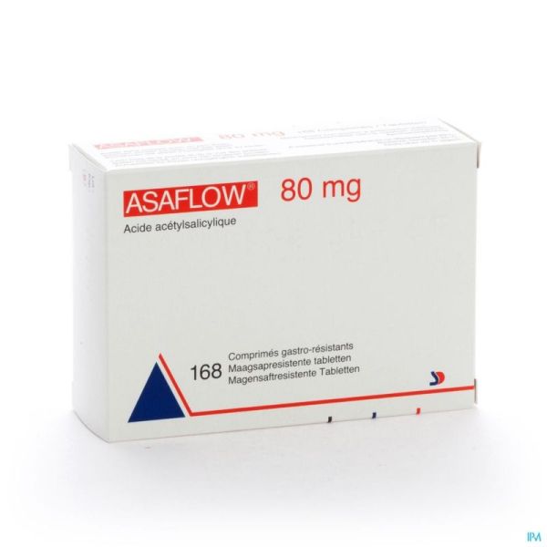 Asaflow 80mg comp gastro resist bli 168x 80mg